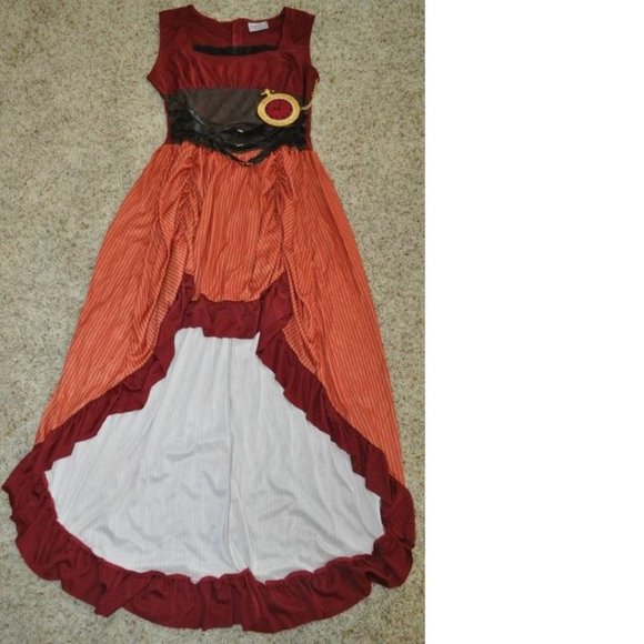 Steampunk Halloween Costume 19th Century Victorian Deluxe Medium 8 Pc Womens - Picture 7 of 14